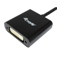EQUIP - DisplayPort auf DVI Konverter - Schwarz - 15 cm