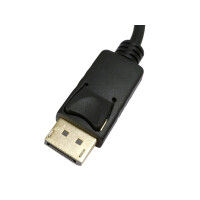 EQUIP - DisplayPort auf DVI Konverter - Schwarz - 15 cm