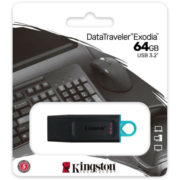 USB-Stick 64GB Kingston DataTraveler DTX USB 3.2 (BL/TE)