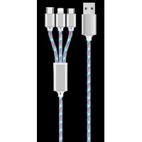 2GO - 3in1 USB LED Kabel 150cm gallery