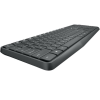 Logitech - MK235 Wireless [DE] grau - Tastatur und Maus Set 
