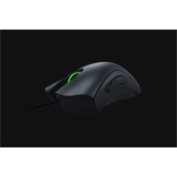 Razer Mouse DeathAdder Essential Gaming black für Rechtshänder, Kabelgebunden  2,1 m