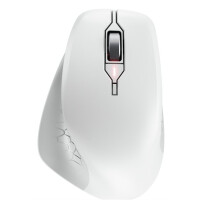 CHERRY Mouse STREAM COMFORT Wireless white Ergonomisch...