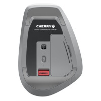 CHERRY Mouse STREAM COMFORT Wireless white Ergonomisch (Rechtshänder), 4000 dpi