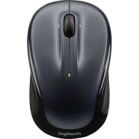 Logitech Mouse M325s Wireless Dark Silver Wireless, Optisch, 1000 dpi, 3 Tasten