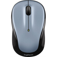 Logitech Mouse M325s Wireless Light Silver Wireless, Optisch, 1000 dpi, 3 Tasten