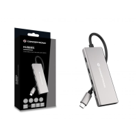 CONCEPTRONIC Dock USB-C-&gt;3xUSB-C,3xUSB-A,100WPD...