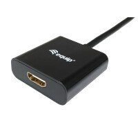 EQUIP - Displayport->HDMI Adapter St/Bu 1920x1080/60Hz schwarz