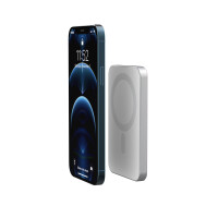 RealPower - Powerbank PB-5000 MAG grau mit Magsafe 4