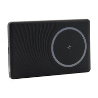 RealPower - Powerbank PB-5000 MAG ultra Slim Titan mit Magsa