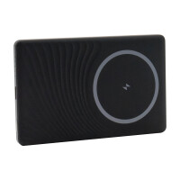 RealPower - Powerbank PB-5000 MAG ultra Slim Schwarz mit...