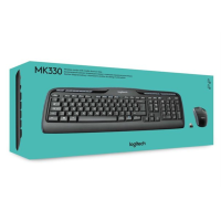 Logitech - MK330 Wireless [DE] schwarz - Tastatur und Maus S