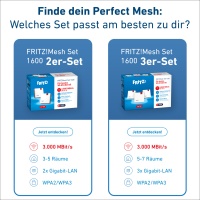 FRITZ!Mesh Wi-Fi Set 1600 2er-Set 2