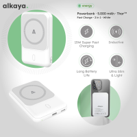 alkaya - Thor MagSafe kompatible 5.000 mAh Powerbank Slim In