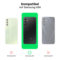 alkaya. - LUCID Silikon Case schwarz, Samsung A34 4