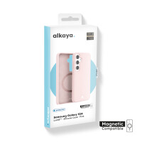 alkaya. - LUCID Silikon Case kompatibel mit Magsafe pink, Sa