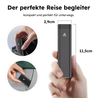 alkaya. - Venture - Travel Kit - Aluminium Gehäuse mit 