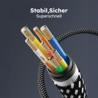 alkaya. - Speed Flex - Magnetisches Datenkabel - Geflochten 