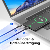 alkaya. - Speed Flex - Datenkabel - Geflochten - USB C+L sch