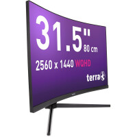 TERRA LCD/LED 3285W HA; 31.5 Zoll WQHD Curved; 180Hz; USB-C;