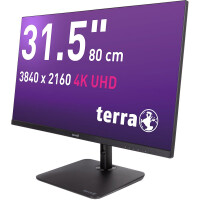 TERRA LCD/LED 3295W PV; 31.5 Zoll 4K UHD; USB-C; DisplayPort