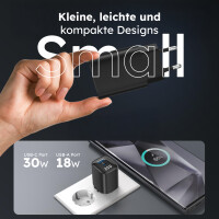 alkaya. - Nexus Charger - 30W. GaNTechnology Digital Display