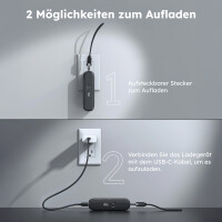 alkaya. - Hybrid Charger 5.000 mAh Powerbank mit Stecker 2in