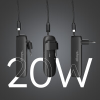 alkaya. - Hybrid Charger 5.000 mAh Powerbank mit Stecker 2in