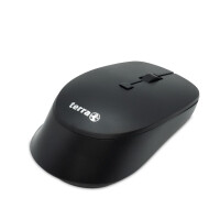 TERRA Mouse 4000 Wireless Silent USB black 6-Tasten Maus, f&