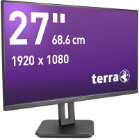 TERRA LCD/LED 2748W PV V4 IPS black HDMI/DP/USB-C 3